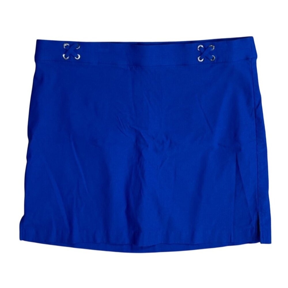 Rafaella Skort Skirt Cobalt Blue Stretch Size XL Extra Large Shorts